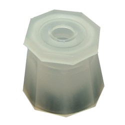 BEAUTIFUL NAILS Dappen dish - plastic with hole
